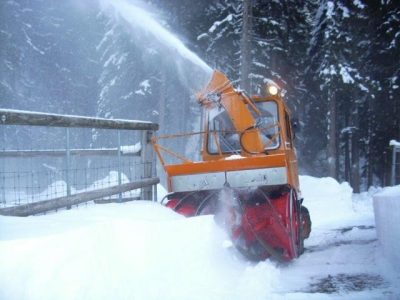 Schneeräumung in Churwalden